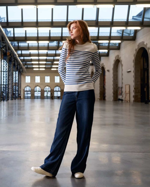 Pull Krogen Femme KF Friendly Frenchy Pulls Marins