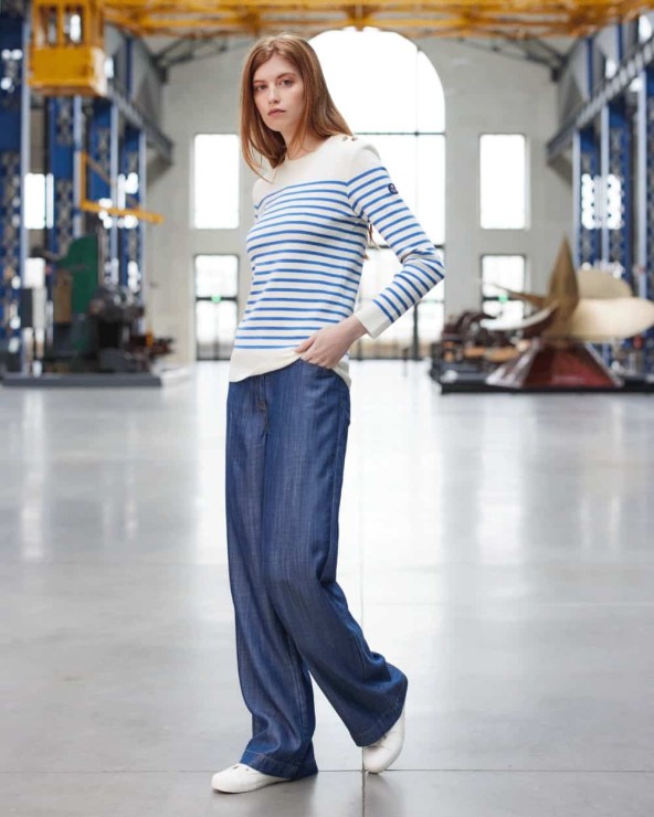 Pull Krogen Femme KF Friendly Frenchy Pulls Marins