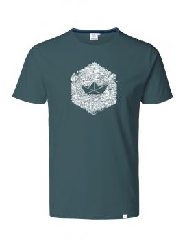 T-shirt GRIS HAUTE MER HEXAGONE